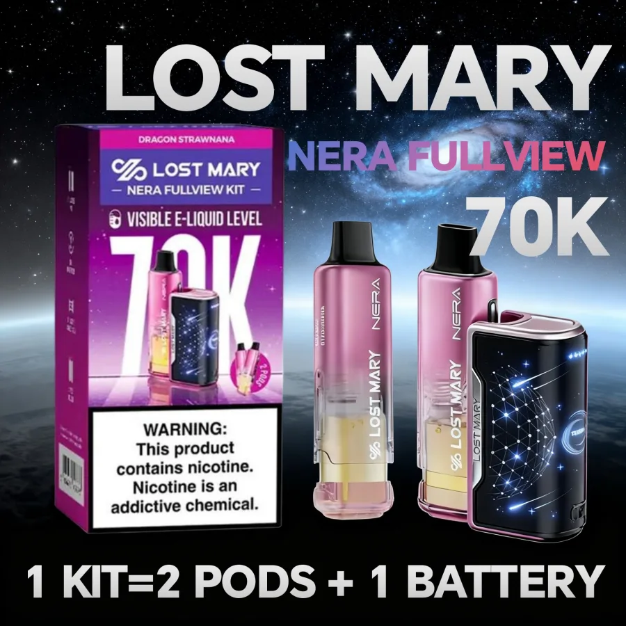 Lost Mary NERA Fullview 70K Disposable Vape Kit